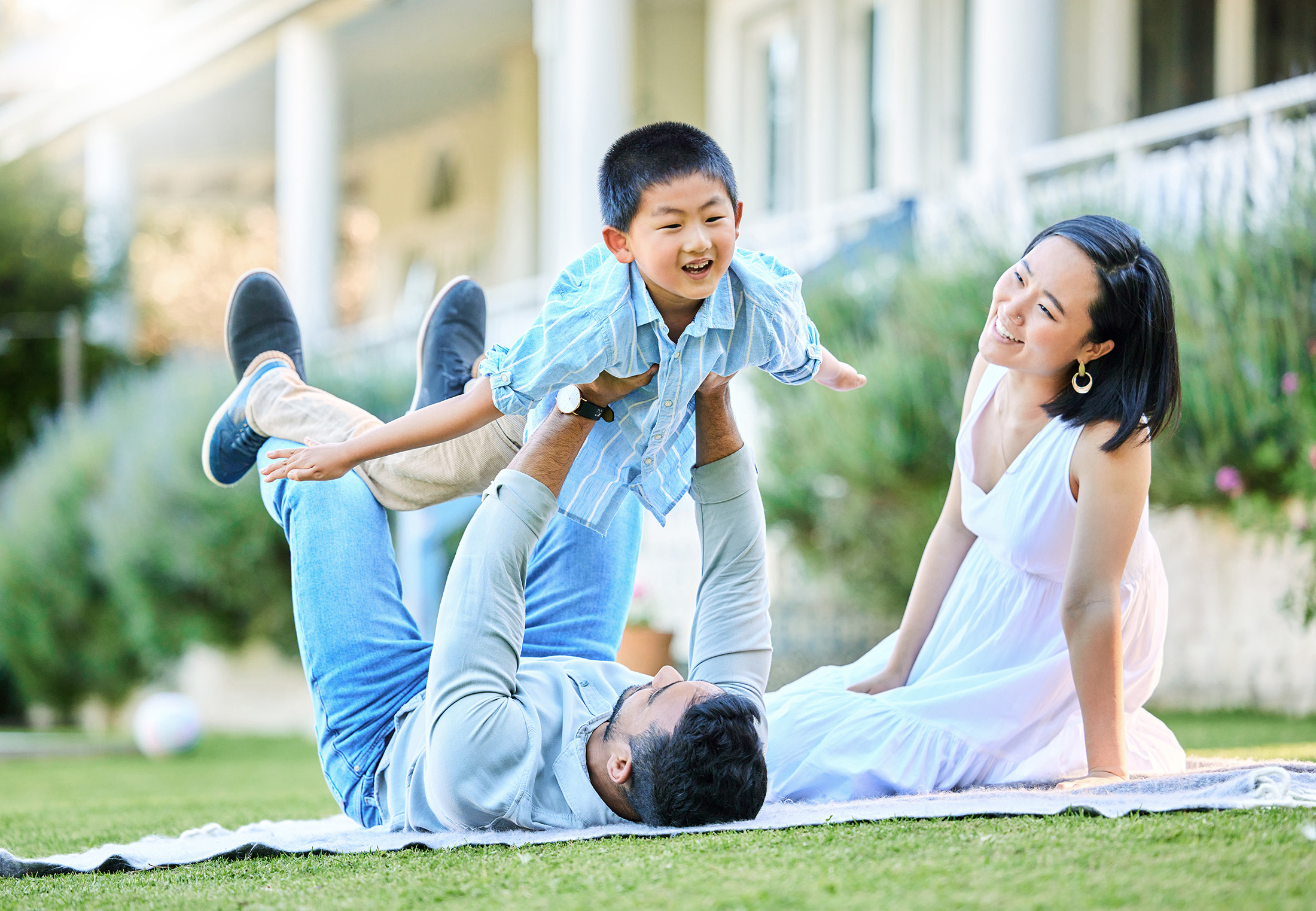 Family - Parents and Toddler - Garden